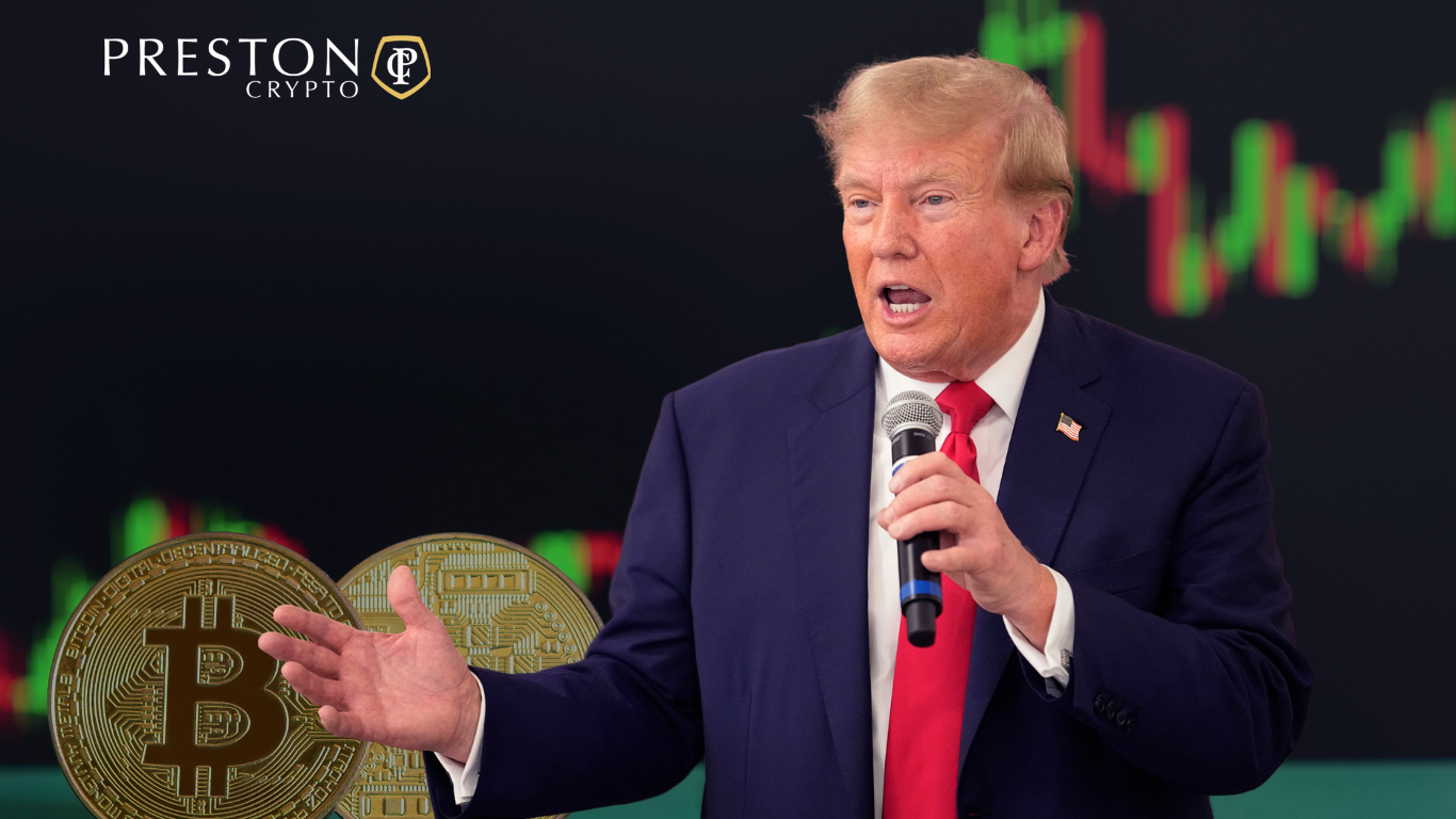 Donald Trump drží digitální aktiva za více jak 5 milionů USD - PRESTON Crypto novinky