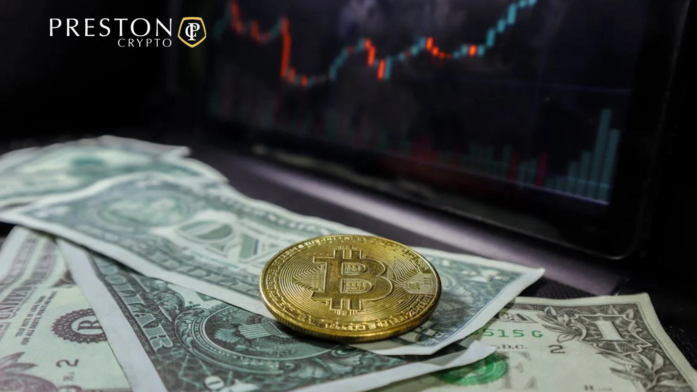 Analýza vývoje ceny Bitcoinu ve spojitosti s výhledem směnné hodnoty amerického dolaru- Preston Crypto